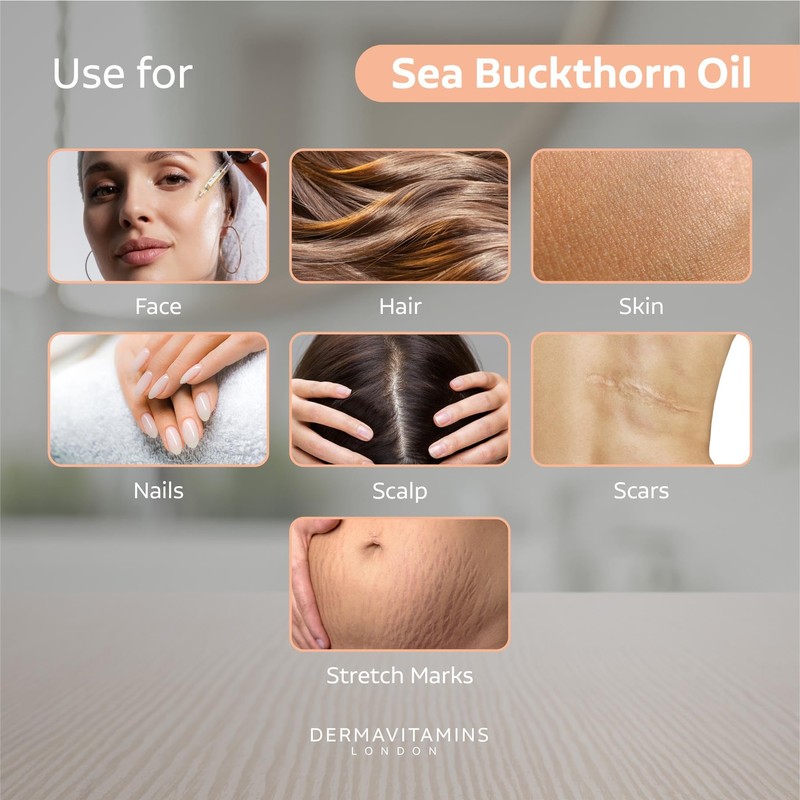 Dermavitamins 100% Pure Sea Buckthorn Oil - 30ml