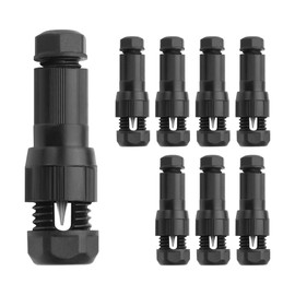YAODHAOD Connection Terminals, Pack of 8, Clamp without Stripping, Piercing Type, Clip for Cable for Robotic Lawnmower, Landscape Lights, T-Branch Connector, Quick Connector