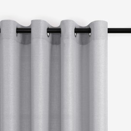 Silver Curtains 63 Inch Length for Kids Bedroom 2 Panels Grommet Semi Sheer Darkening Glitter Sparkle Glam Fancy Light Grey Curtains for Baby Boys Nursery Room Girls Luxurious Decoration 63 Long Gray