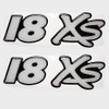 Triton Boat Raised Decal Sticker | 18 XS Emblem