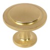 Cosmas® 5560BG Brushed Gold Cabinet Hardware Round Knob - 1-1/4"