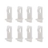 uxcell Plastic Shelf Support Pegs,5mm Shelf -Locking,Cabinet Shelf Clips,Shelf Bracket