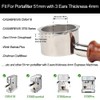 CAPFEI Bottomless Portafilter 51 mm for Casabrews CM5418 with 3