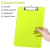 Rimilak Plastic Clipboards Set of 6, Translucent Board with Low