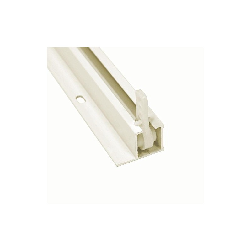 Kirsch 94004 Hand Draw Ceiling Mount Curtain Track Set (4'-White)