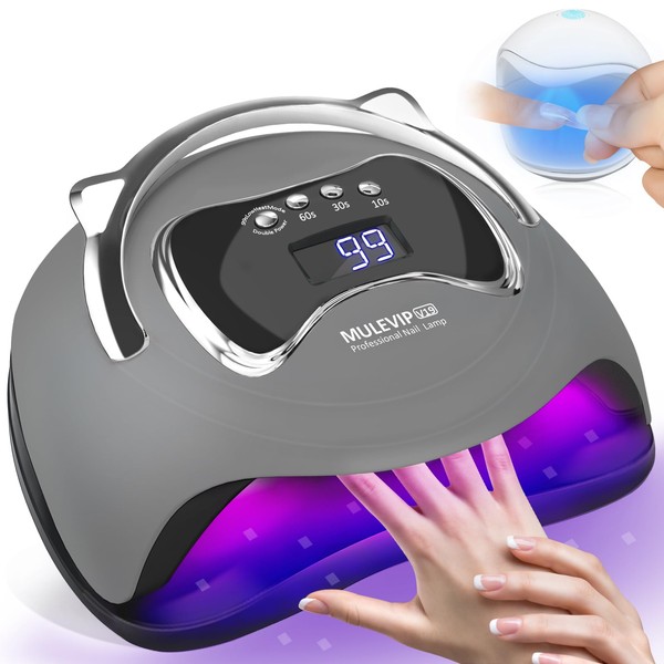 MULEVIP UV Lamp for Gel Nails 180 W UV Lamp
