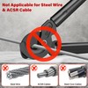MAXPOWER Cable Cutters, 25-Inch Heavy Duty Cable Cutter for Aluminum,