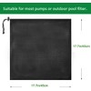 Hecaty 17.7"x 17.7" Large Pump Barrier Bag, Pond Pump Filter