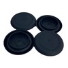 4 New Flexible 27-28mm Black Plastic Hole Plugs BPFE-27MM