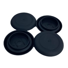 4 New Flexible 27-28mm Black Plastic Hole Plugs BPFE-27MM