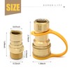 ZUDKSUY 1/2" Gas Quick Connect Kit, LP Gas Quick Connect