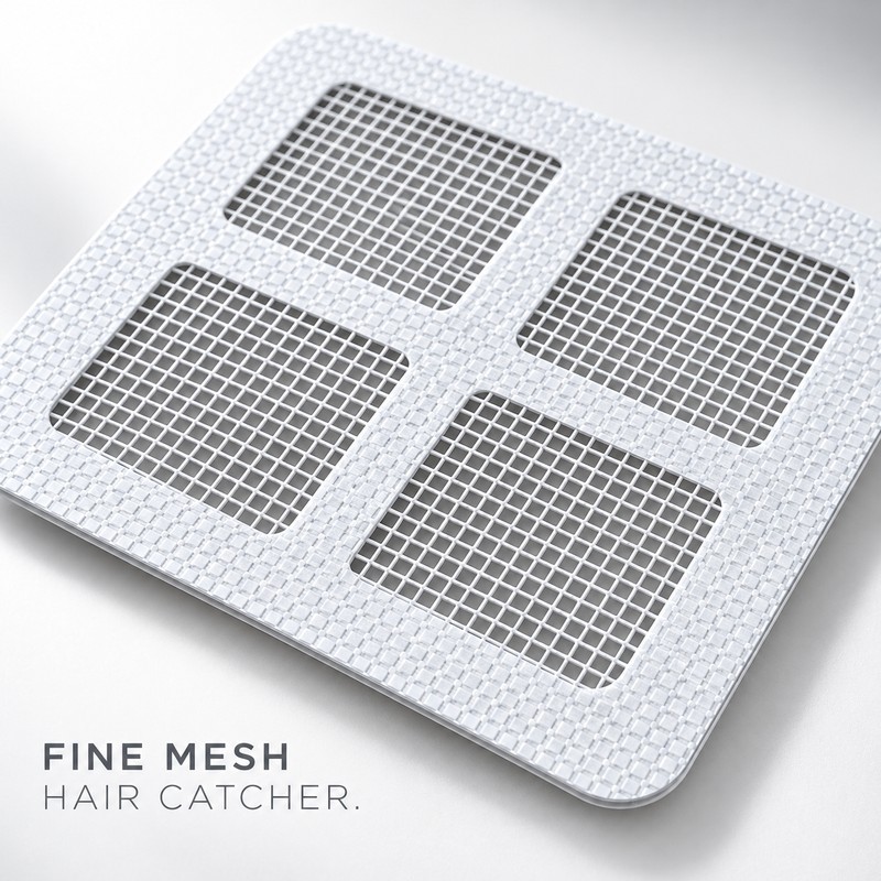 Disposable Shower Drain Hair Catcher Mesh – Fine Mesh Drain