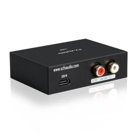 FX-AUDIO FX03 USB C DAC 384Khz DAC Decorder USB-C a RCA convertidor de audio digital a analógico compatible con DSD 256 PCM 32Bit para decodificador, teléfono celular, computadora, máquina de juegos