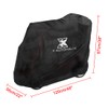 X AUTOHAUX Mobility Scooter Cover Waterproof Lightweight Black Rain Cover