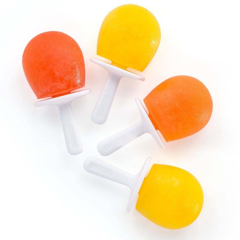 ZOKU Round Pop Molds - 4 Silicone Popsicle Molds with