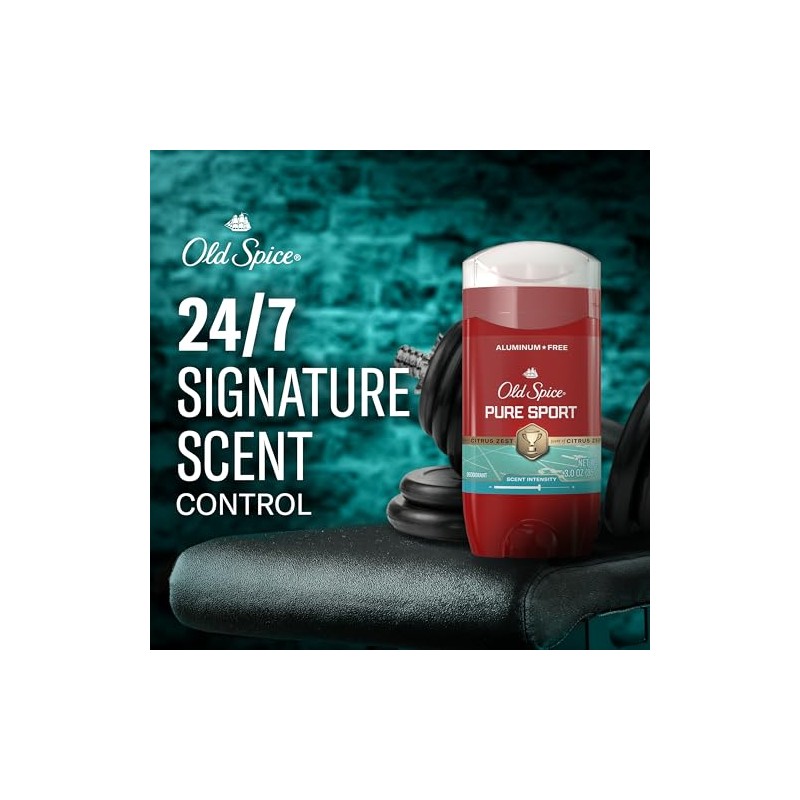 Old Spice Red Collection Desodorante para Hombre, Libre de Aluminio,