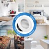 Hon&Guan 125 mm Air Vent Louver Air Grill Cubierta de
