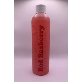 Superior Flavors | Cooking & Baking Flavoring | Water Based | Sugar, Salt, & Alcohol Free | 8oz Bottle (Red Raspberry)