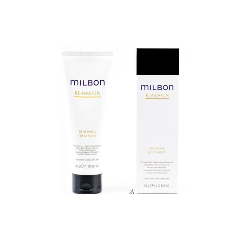 Milbon Renewing Treatment, 7.1 oz (200 g), Global Milbon Rear