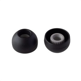 Final (ファイナル) TWS Earphone Earpiece (TYPE E Exclusively for Completely Wireless) (ALL Sizes, One Pair Each Size, Black)