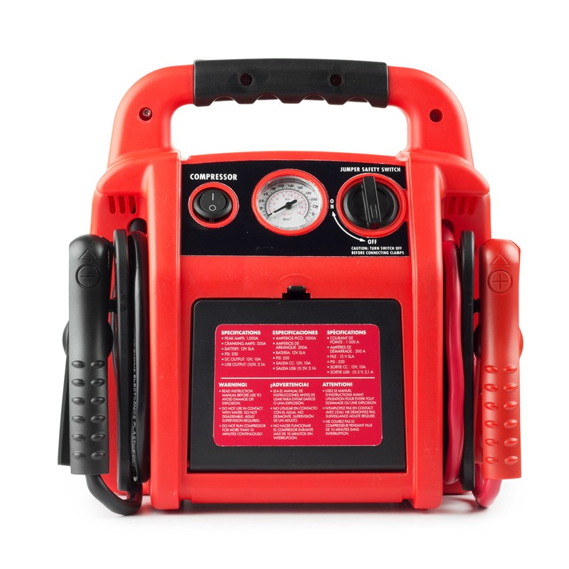 Wagan EL7552 Jumpboost V8 Air 1000 Peak Amps Jump Starter