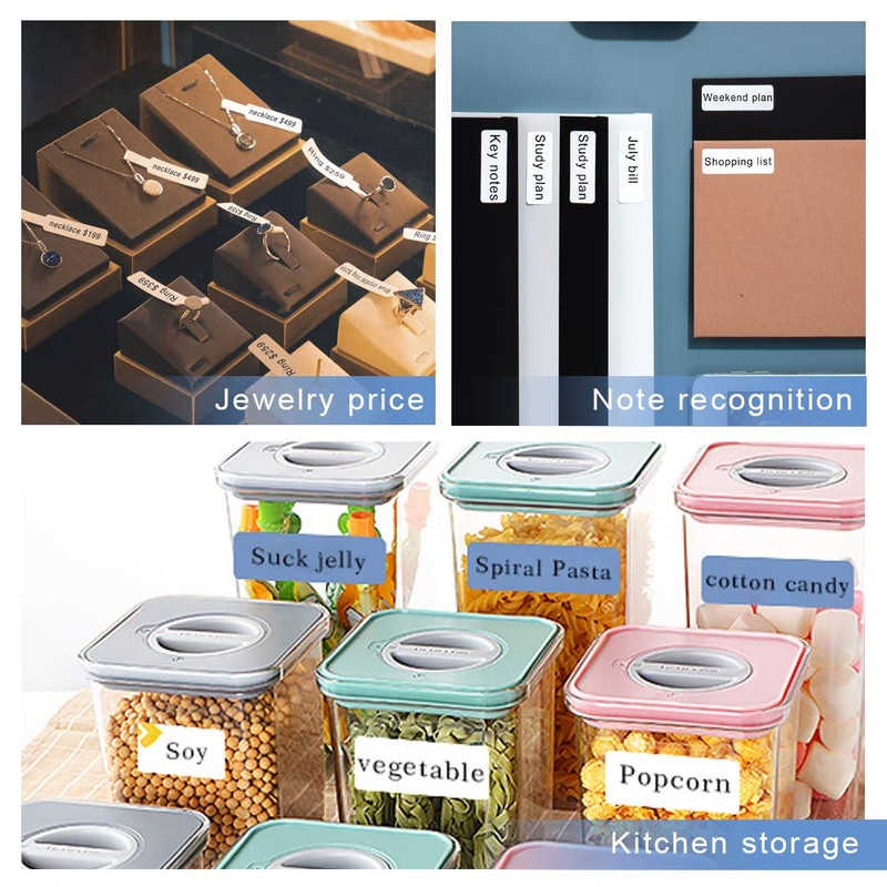 Phomemo D30 Label Printer, Portable Bluetooth Label Printer