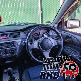 CARZDELUXE Single RHD gauge pod mount for 01-07 EVO 7 8 9 Lancer functional defrost vent