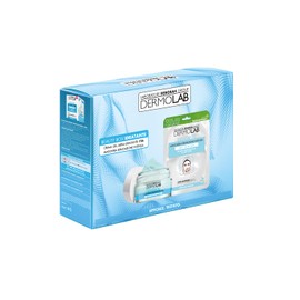 Dermolab - Beauty Box Complete Face Skin Care Kit with Ultra Moisturising Gel, 72 Hours, 50 ml with Hyaluronic Acid, Restorative Effect, and 1 Fabric Mask, Soothing Effect