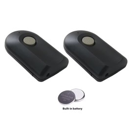 Qblahip 2 Pack Black for ACSCTG Type1 ACSCTO Type 1 Garage Door Opener Remote Control for Genie Intellicode Overhead Door Garage Door Openers
