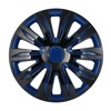 SCITOO 17 Inch 4 Pack Black & Blue Wheel Cover