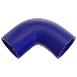 Pegasus E90.63-BLUE, Blue Silicone Hose, 2 1/2" I.D. 90 degree Elbow, 4" Legs (no logo)