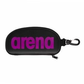 ARENA Unisex-Schwimmbrillen-Etui für Schwimmbrille, schützende Hardcover-Tragetasche mit Clip, mehrere Farben, Schwarz/Violett, TU, Klassisch