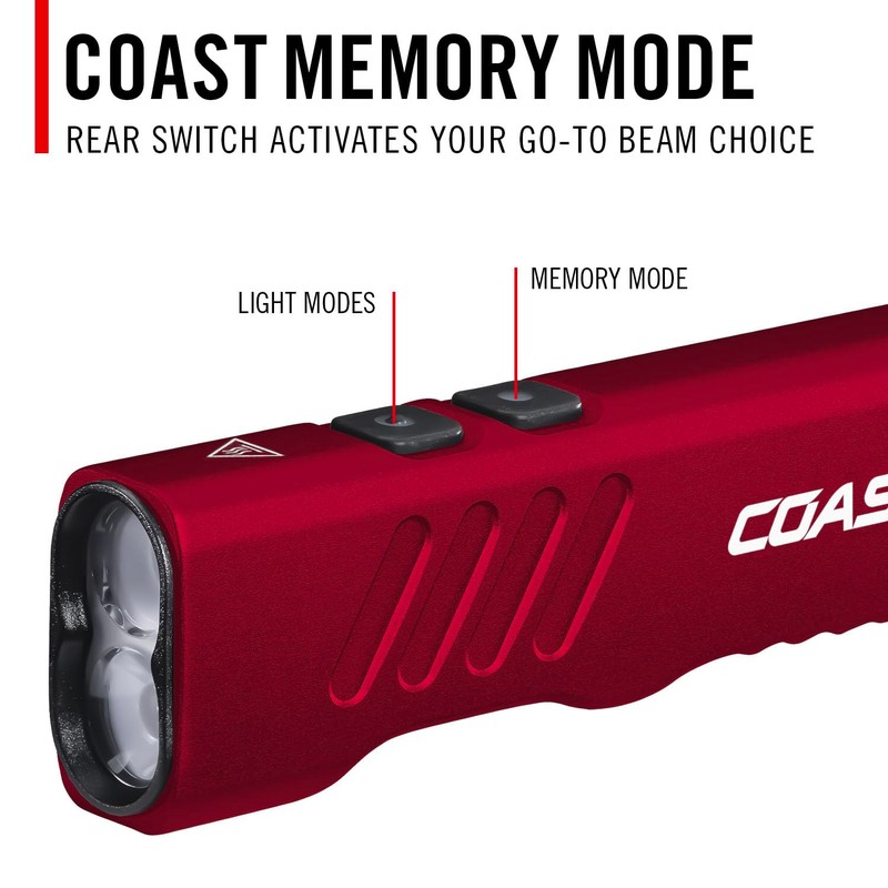 Coast Slayer 1150 Lumen USB-C Rechargeable LED Flashlight with Spot/Flood,