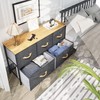 YITAHOME Dresser for Bedroom with 5 Drawers - Fabric Storage