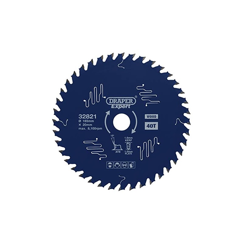 Draper Expert 32821 TCT Circular Saw Blade for Wood with