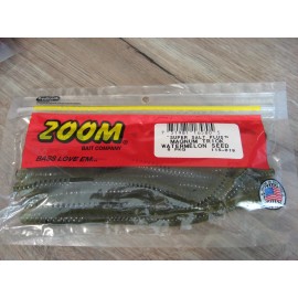 Zoom Soft Baits - 7 1/4" Magnum Trick Worms 115 - Choose Colors - Made In USA! - Watermelon Seed 019