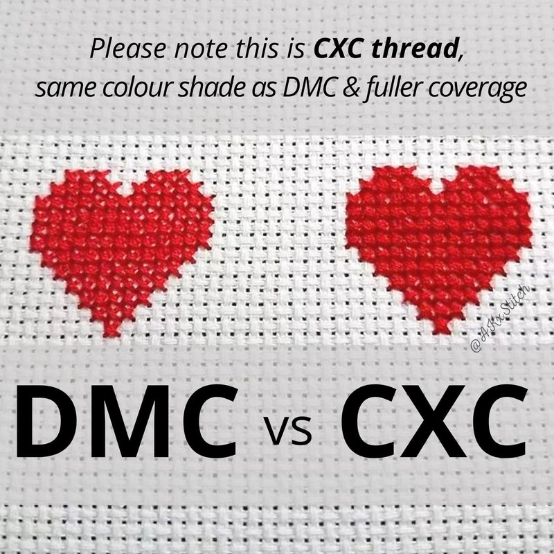 CXC Blanc Warm White Cross Stitch Thread Cone, Colour Matches