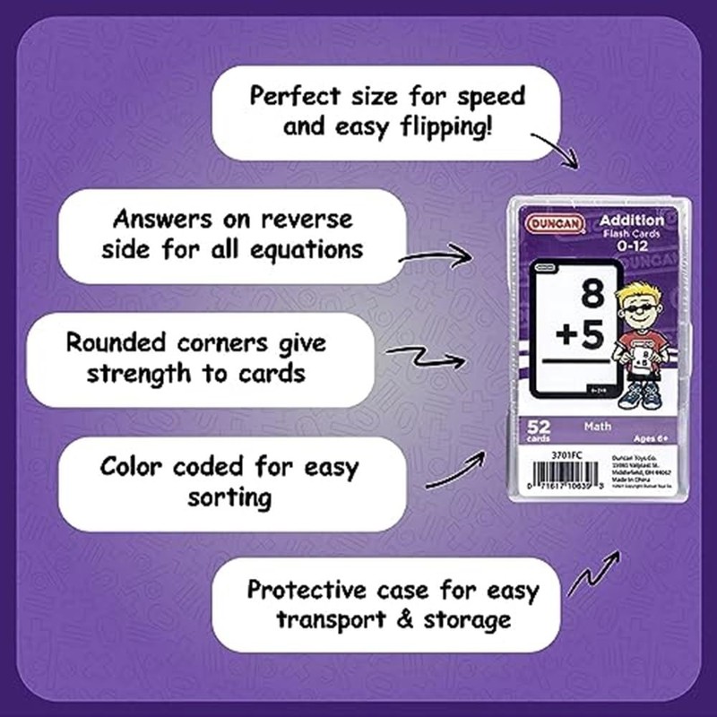 Duncan Math Flash Cards - Addition