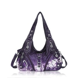 Angelkiss Women's Fashion Versatile Simple European and American Style, Amaranth Red, Large