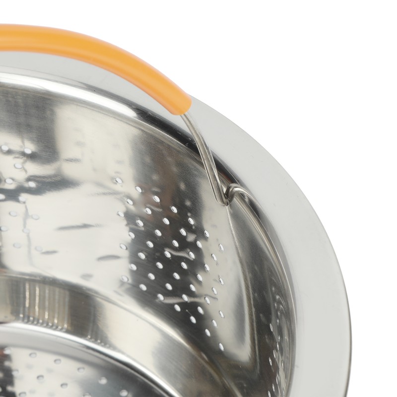 MultiFunctional Stainless Steel Rice Steaming Basket Vegetable Cleaning Fruit Basket