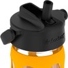 Lifefactory 16-Ounce Glass Water Bottle with Pivot Straw Cap and