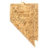 Totally Bamboo Destination Nevada State Shaped Serving and Cutting Board,