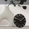 Thomas Kent London Mulberry Noir Small Mantel Clock