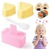 Faweskiy Onigiri Mold, 3 Pack Rice Ball Spam Musubi Mold