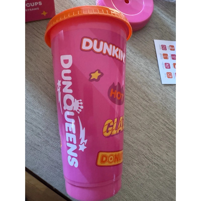 Dunkin' Donuts Box Of 4 Dunkin DunKings Dunqueens S reusable