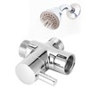 3Way Faucet Diverter Valve Bathroom Shower Parts for Handheld Showerhead