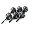 CUESOUL 6 Pieces ROST Integrated Dart Shaft and Flights,with exclusive