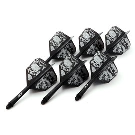 CUESOUL 6 Pieces ROST Integrated Dart Shaft and Flights,with exclusive pattern design