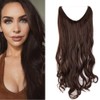 Secret Wire Hair Extensions 20" Curly Wire In Hair Extensions