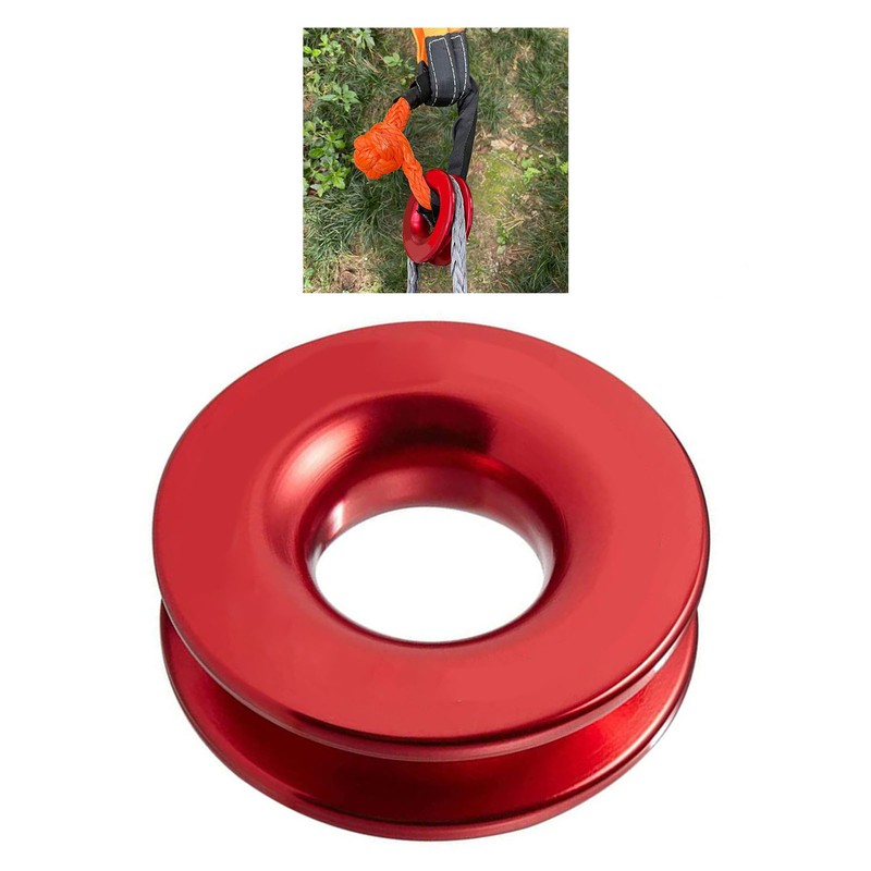 Snatch Recovery Ring Aluminum Alloy Soft Shackle Recovery Ring for
